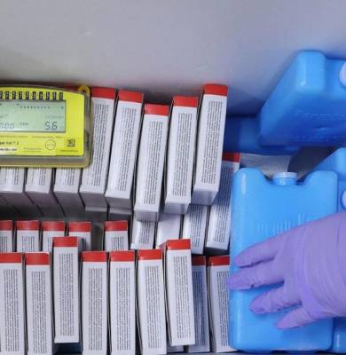 В Свердловскую области поступила 45,6 тысяч доз вакцин от коронавируса