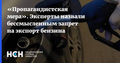 Григорий Баженов - «Пропагандистская мера». Эксперты назвали бессмысленным запрет на экспорт бензина - nsn.fm