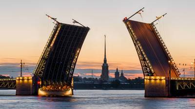 Дворцовый мост в Петербурге разведут под музыку в честь начала Олимпиады