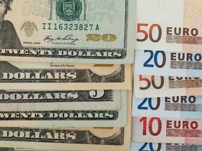 Официальный курс доллара на выходные повышен на 7 копеек, евро потерял почти 8