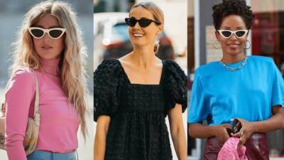 Streetstyle: как носить модные солнцезащитные очки cat-eye этим летом