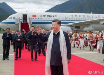 Председатель КНР Си Цзиньпин совершил визит в Тибет