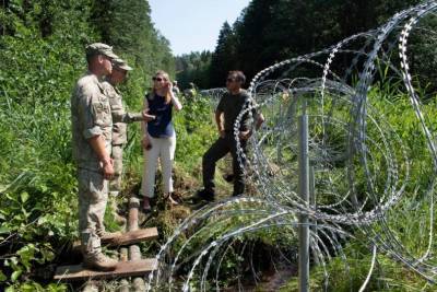 «Сейчас ищем»: Литве не хватает колючей проволоки для постройки заграждения на границе с Беларусью