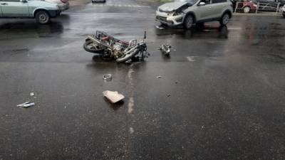 В ДТП на башкирской трассе пострадали подростки на мопеде