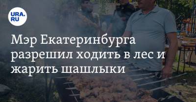 Мэр Екатеринбурга разрешил ходить в лес и жарить шашлыки