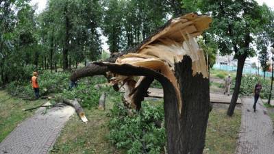 Видео: Ураганный ветер снес крышу школы в Оренбургской области