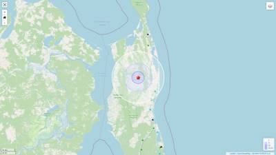 На севере Сахалина произошло землетрясение магнитудой 3.3