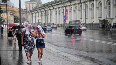 Москвичей предупредили о дождях в конце июля