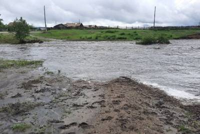 Река Куэнга вышла из берегов в Сретенском районе и подтопила 17 домов