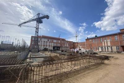 Две дороги планируют построить в мкр Октябрьский в Чите у строящейся школы на 1 100 мест
