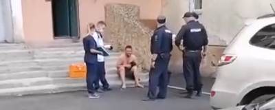 В Новосибирске полицейские 40 минут не могли поймать неадекватного мужчину