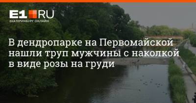 В дендропарке на Первомайской нашли труп мужчины с наколкой в виде розы на груди