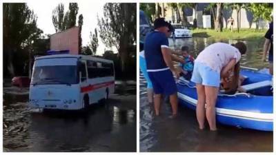 Оказались в ловушке: в Одессе из-за непогоды пришлось спасать 12 детей