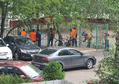 Ремонт школы на улице Ташкентской сопровождается шумными работами с раннего утра