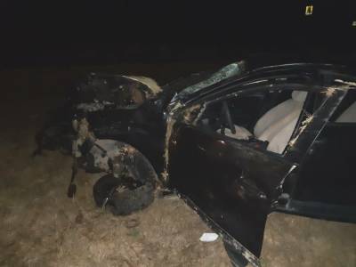 В Башкирии водитель после вылета с дороги попал в больницу