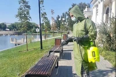 В Астрахани стартовала санитарная обработка общественных мест