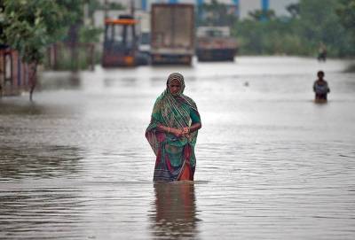 Сильный ливень в Индии спровоцировал наводнения и оползни: более 120 погибших