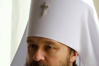 Патриарх Кирилл наградил митрополита Илариона орденом Сергия Радонежского II степени