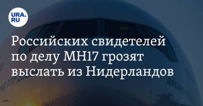 Российских свидетелей по делу MH17 грозят выслать из Нидерландов