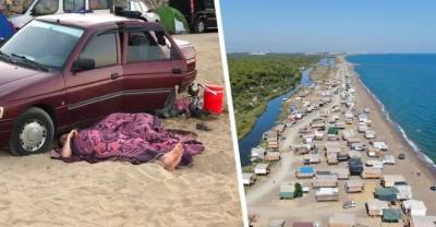 В Анталии отмечается коллапс: кругом люди, спящие на обочинах, пляжи усеяны лачугами туристов