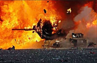 Появилось видео уничтожения французского танка «Краснополем» РФ