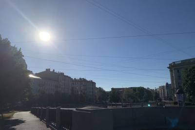 В понедельник в Петербург вернется жара