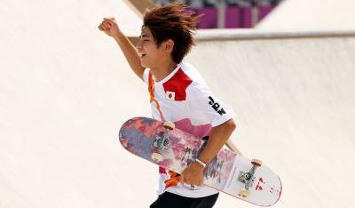 Японец Хоригомэ выиграл золото Олимпиады в скейтбординге