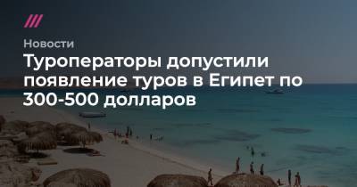 Туроператоры допустили появление туров в Египет по 300-500 долларов