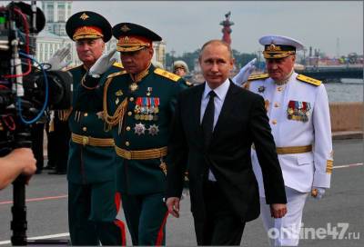 Владимир Путин прибыл в Кронштадт