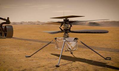 Вертолет NASA совершил рекордный полет на Марсе