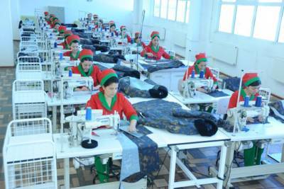 Швейная фабрика Балканского региона Туркменистана перевыполнила производственный план