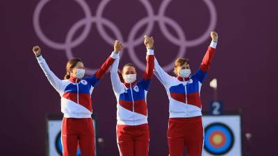 Матыцин поздравил российских лучниц с серебром на Олимпиаде в Токио