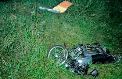 В деревне Кукличи мотоциклист-бесправник погиб в ДТП