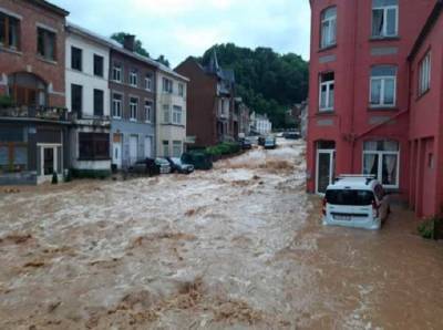Новые наводнения произошли в Бельгии