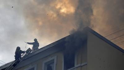 Крупный пожар на Лиговском проспекте локализован