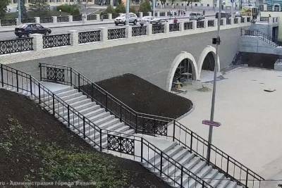 Подрядчик завершил установку ограждения на мосту на улице Ленина в Рязани