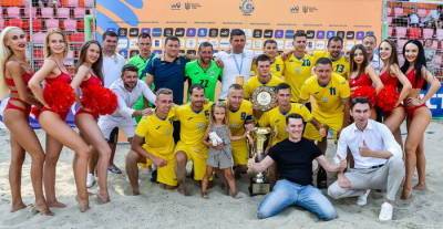 Сборная Украины по пляжному футболу стала победителем Кубка независимости-2021