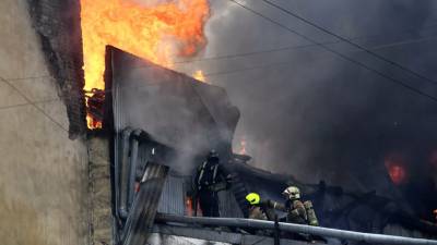 По факту пожара в центре Петербурга организована проверка