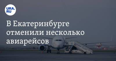 В Екатеринбурге отменили несколько авиарейсов