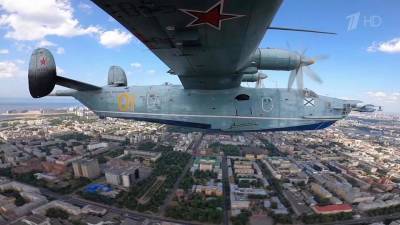 Морская авиация показала свою мощь в воздушной части Главного военно-морского парада