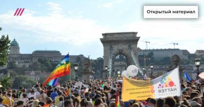 Как в Будапеште прошла массовая акция против закона об ЛГБТ-пропаганде