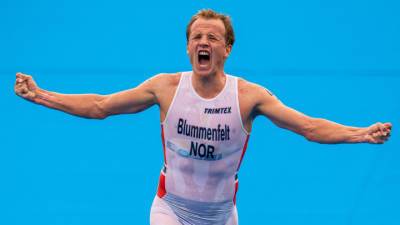 Норвежец Блюменфельд – олимпийский чемпион в триатлоне