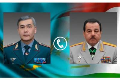 Министры обороны Казахстана и Таджикистана обсудили ситуацию на афганской границе
