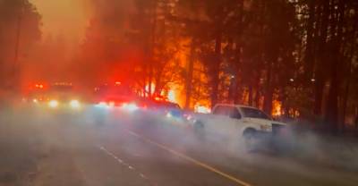 Чрезвычайное положение:: В Калифорнии людей экстренно эвакуируют из-за расширяющегося пожара