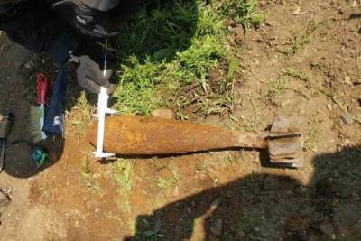 В Улан-Удэ нашли снаряд с остатками взрывчатки
