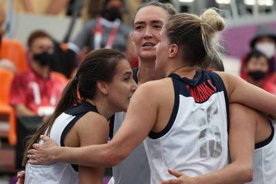 Женская сборная России по баскетболу 3х3 нанесла поражение команде Румынии на ОИ-2020
