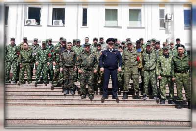 В Моршанске казаки помогают в патрулировании городских улиц