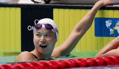 Канадка Маргарет Макнил завоевала золото в плавании на дистанции 100 м баттерфляем