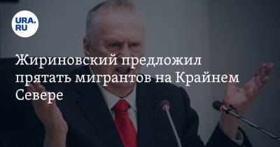 Жириновский предложил прятать мигрантов на Крайнем Севере