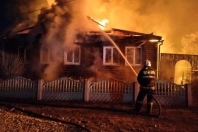 В Вязниковском районе Владимирской области в пожаре погиб человек